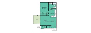 1 bedroom apartment