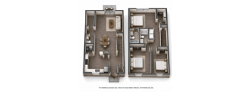 3 bedroom, 2.5 bathroom townhome for rent at Fords Pointe in Savannah