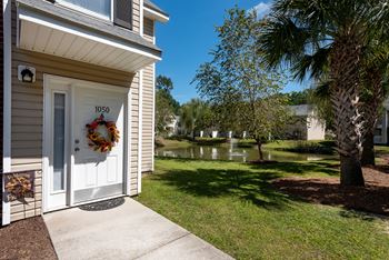 take the convenient walkway to your door at villas at houston levee west apartments