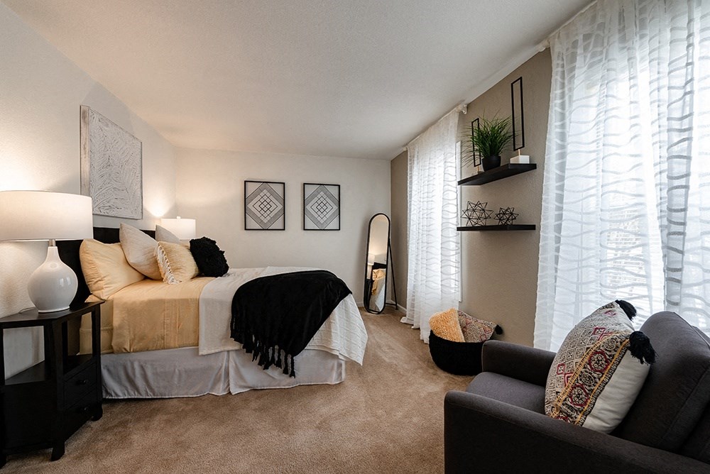 Bedroom with Tons of Natural Light