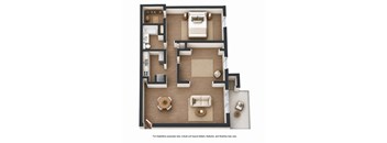 1 Bedroom, 1 Bathroom apartment at The Palms in Virginia Beach, VA