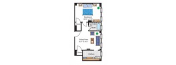 Renovated 1 Bedroom 01 Tier