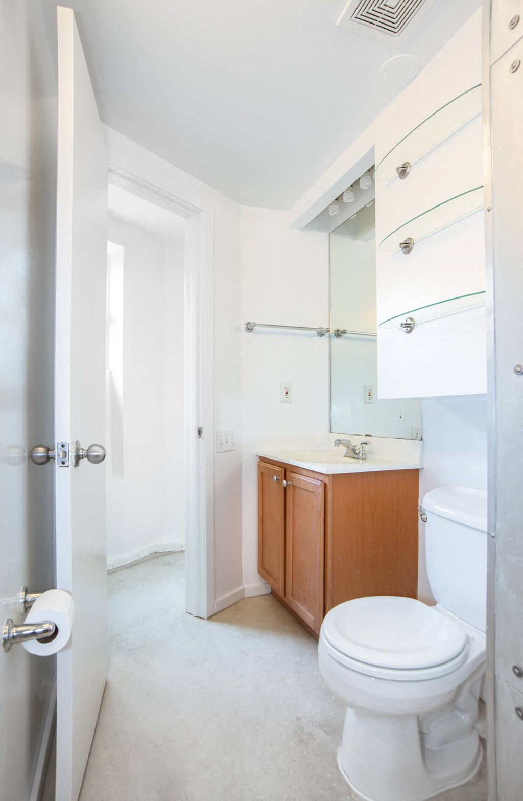 a small bathroom with a toilet and a sink