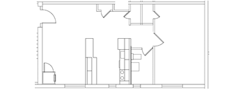 floor plan of the lower level