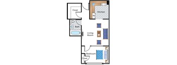 Renovated 1 Bedroom - 03 Tier
