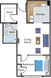 Renovated 1 Bedroom 03 Tier