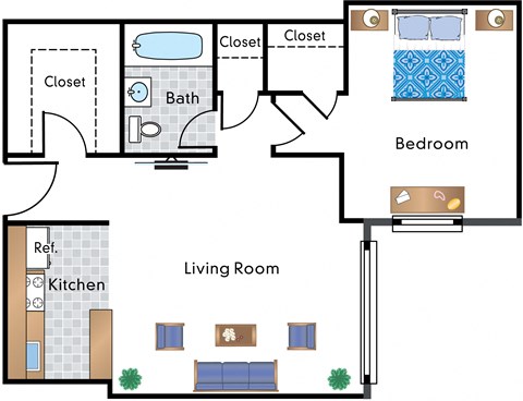 2416 K Street NW Studio-2 Beds Apartment for Rent - Photo Gallery 41