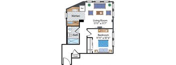 Renovated 1 Bedroom 02 Tier