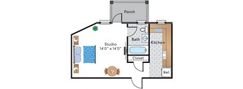 Renovated Studio 07 Tier