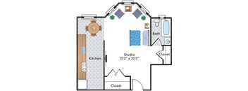Renovated Studio 03 Tier