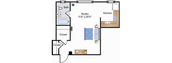 a floor plan of a home
