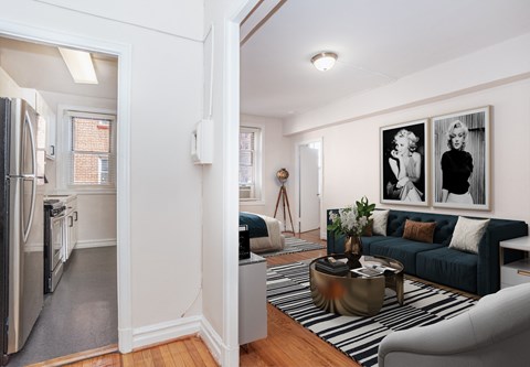 Apartment Interior with Furniture