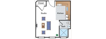 Renovated Studio 03 Tier