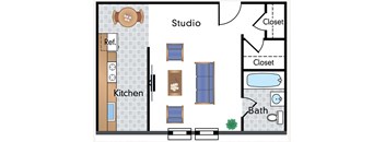 Renovated Studio 05 Tier