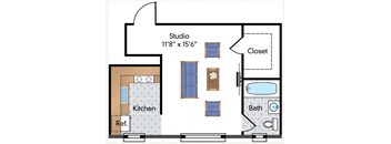 Renovated Studio 06 Tier