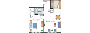 a floor plan of a house