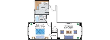 1 Bedroom #103