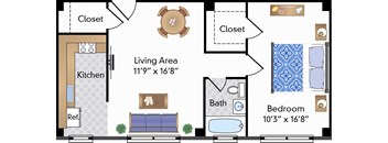 Renovated One Bedroom - 05 Tier