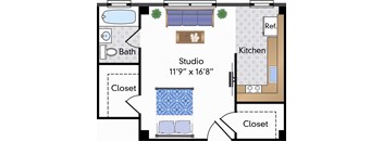 Renovated Studio - 06 Tier
