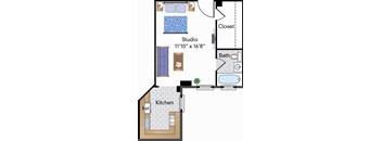 Renovated Studio - 09 Tier