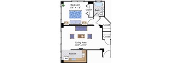 Renovated One Bedroom - 10 Tier