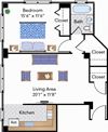 Renovated One Bedroom - 10 Tier Renovated One Bedroom - 10 Tier