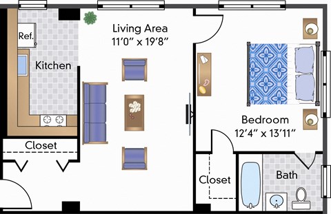1631 S Street NW Studio-2 Beds Apartment for Rent - Photo Gallery 40