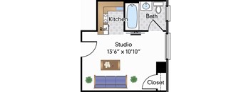 Renovated Studio - 05 Tier