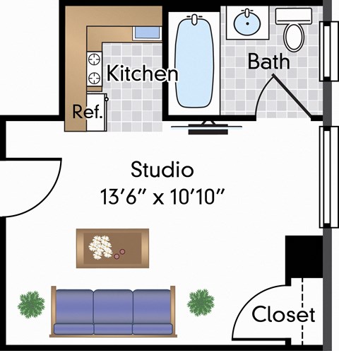 Renovated Studio - 05 Tier