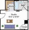 Renovated Studio - 05 Tier Renovated Studio - 05 Tier