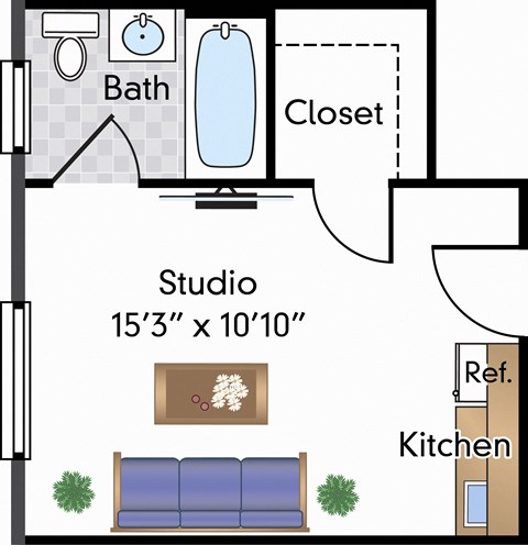 Renovated Studio - 06 Tier