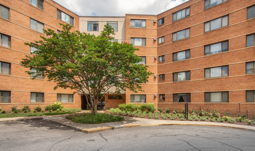 the building where the apartment is located