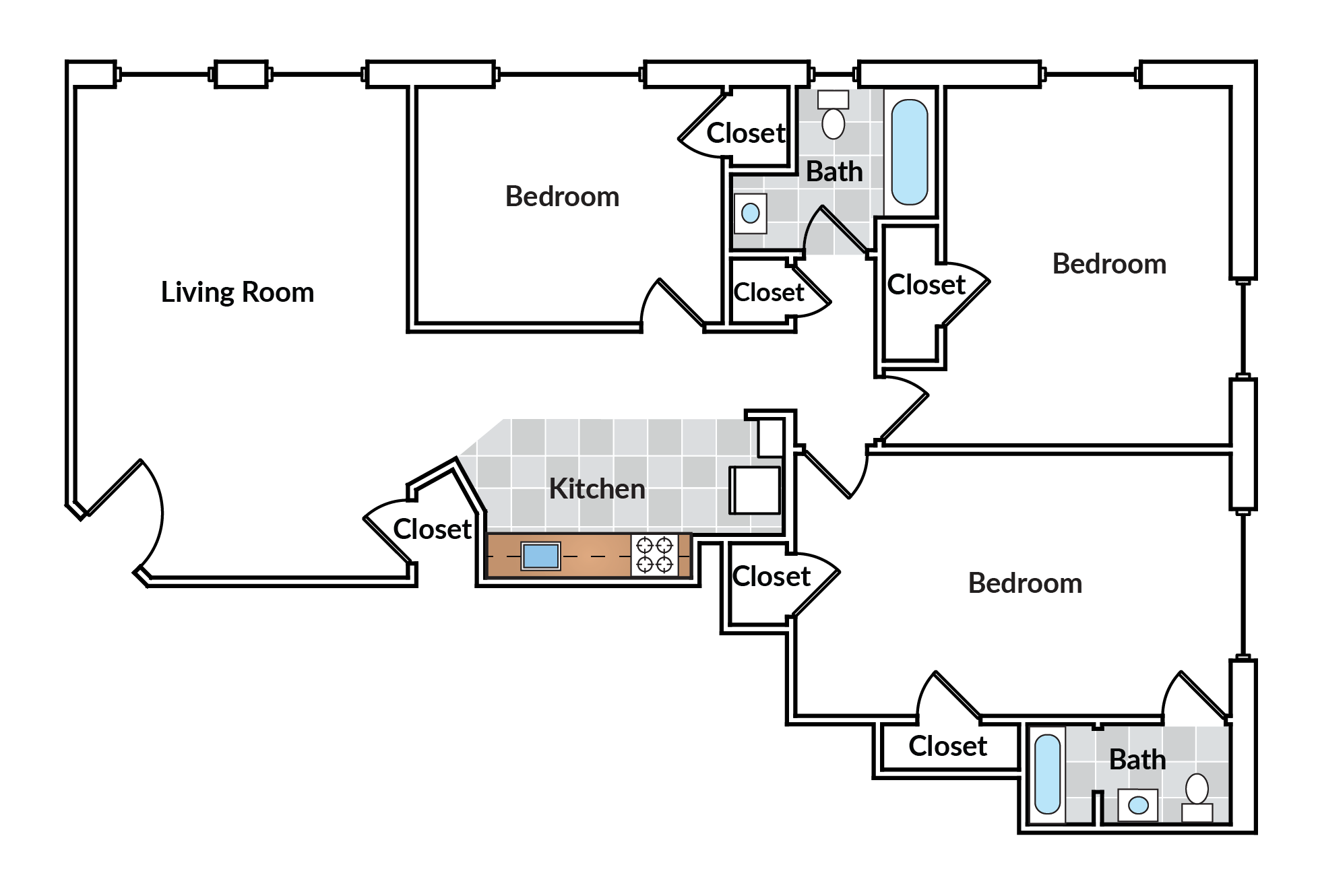 3 Bedroom 2 Bath