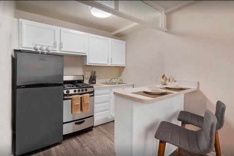 One Bedroom Kitchen Configuration