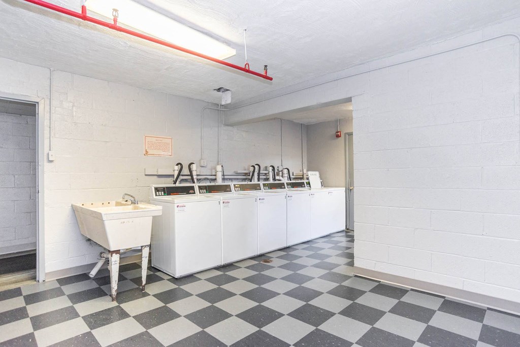 the laundry room is clean and ready for us to use