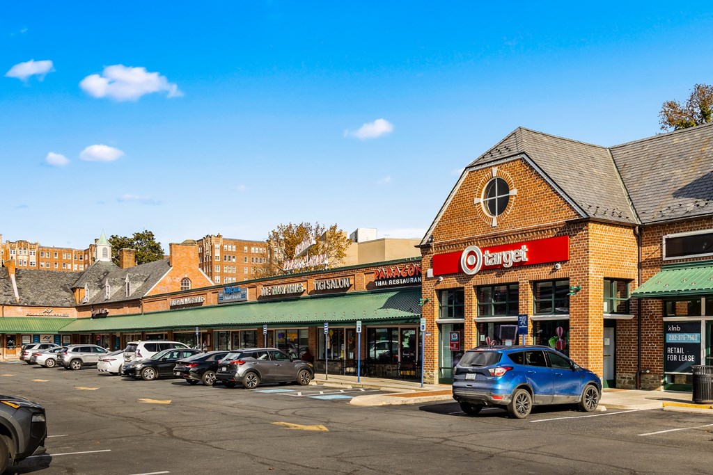 Complimentary parking in front of The Park & Shop shopping center