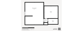 a floor plan of a building with floor plans of different rooms