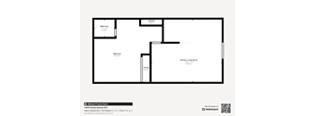 a schematic diagram of a floor plan of a house