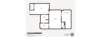 a floor plan of a house with three different floors