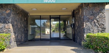 front of property