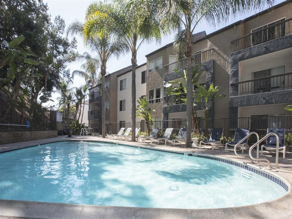 our apartments have a large pool for residents to enjoy
