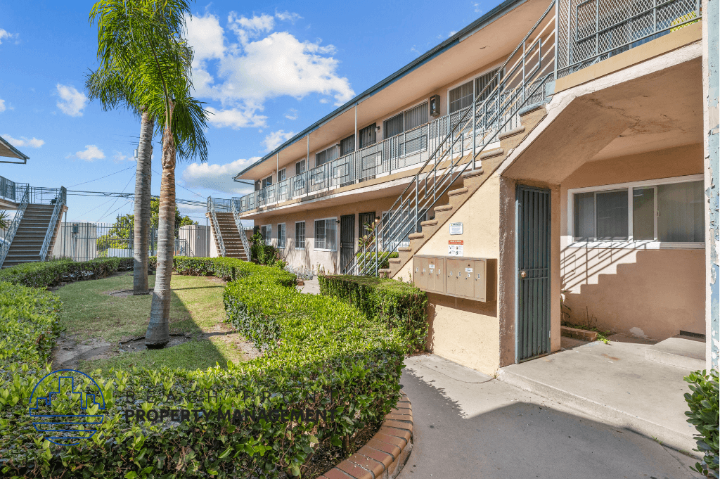 the building where the apartment is located