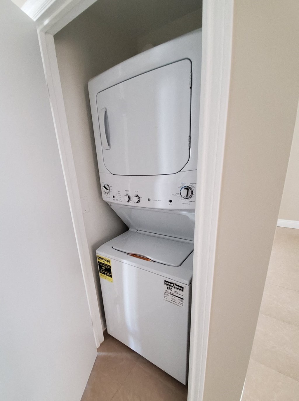 In unit washer & dryer