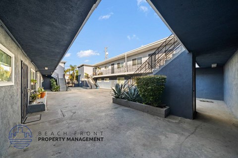 the building where the apartment is located