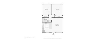 A floor plan for a property located at 12601 N. Apl. Long Beach, CA 90802.