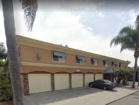 a building with a car parked in front of it