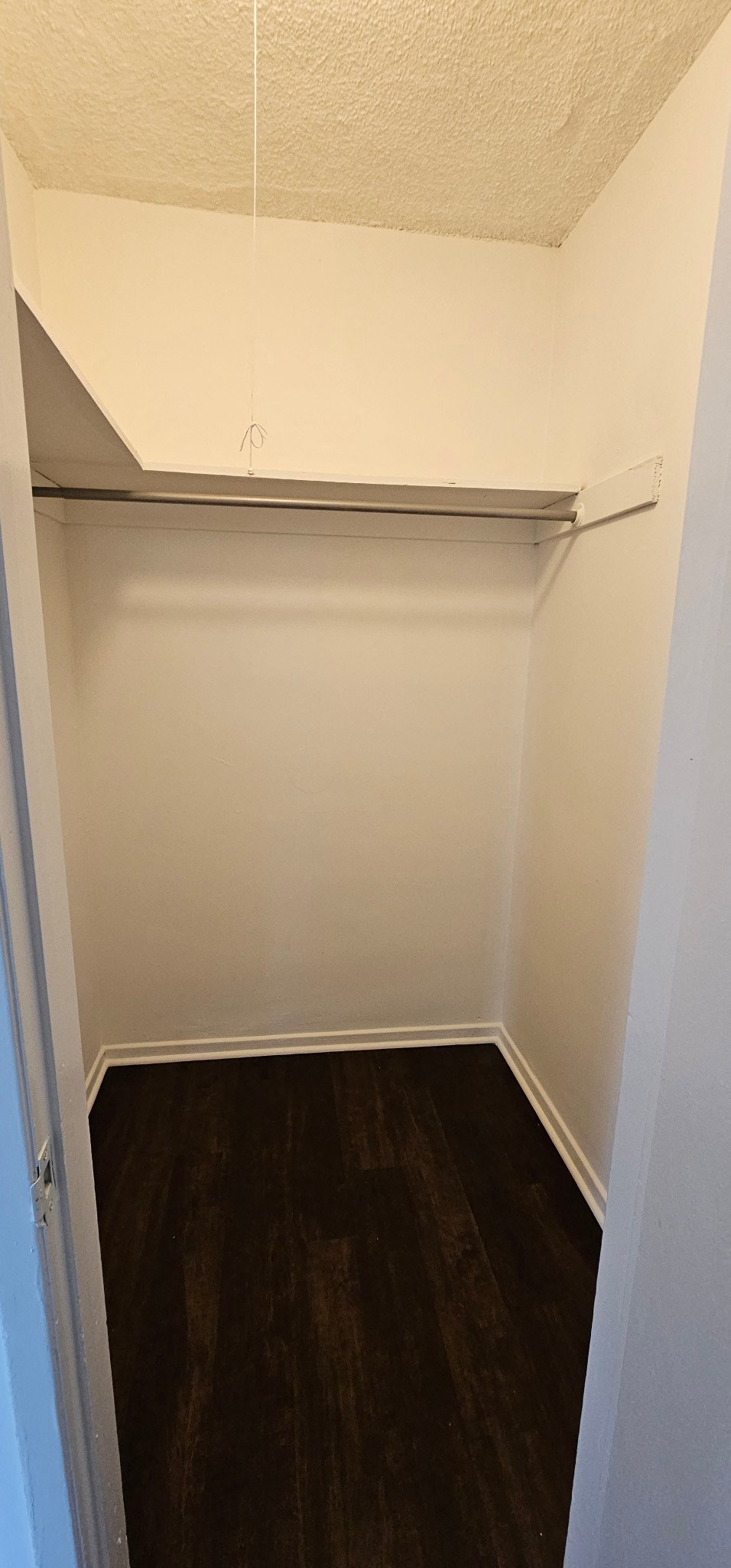 a large walk in closet in a 555 waverly unit