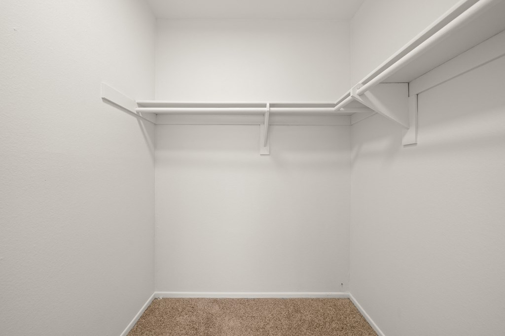 the preserve at ballantyne commons spacious walk in closet with white walls and carpet