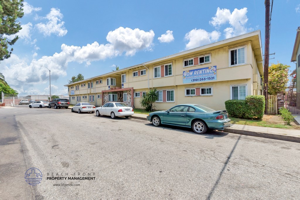 a view of the front of the building from the street