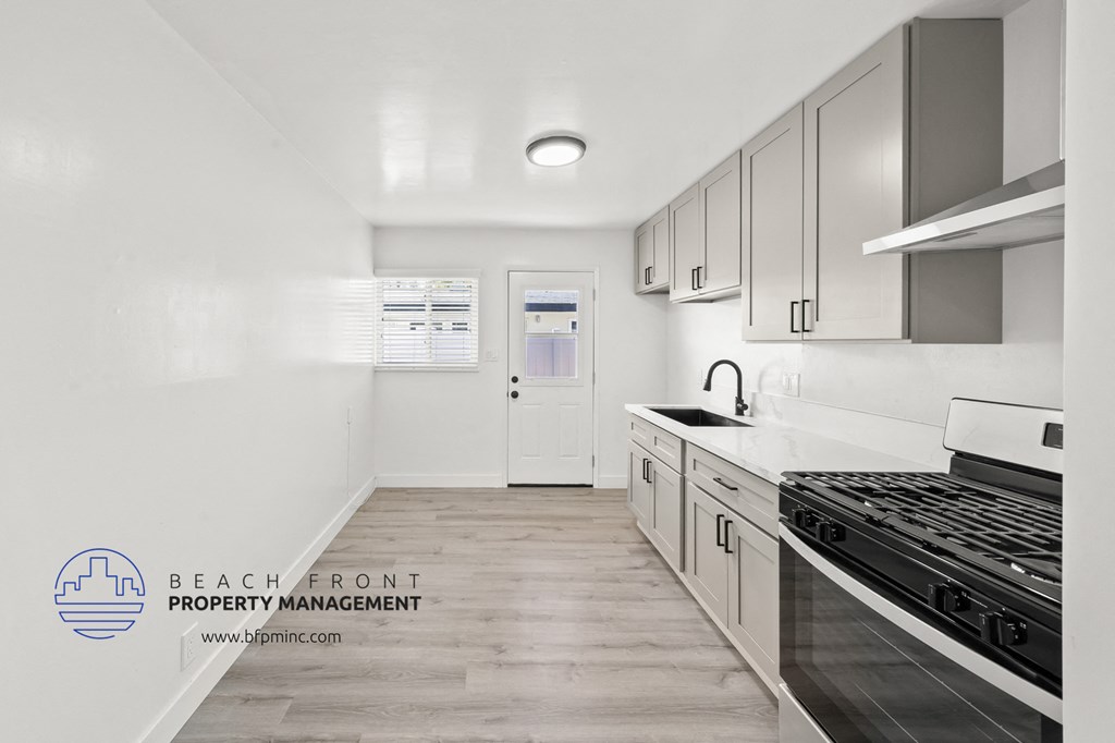 a kitchen in a 555 waverly unit